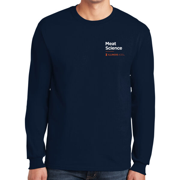 Meat Science - Ultra Cotton ® 100% US Cotton Long Sleeve T Shirt Thumbnail