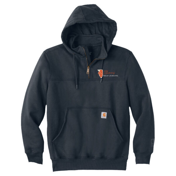 Meat Judging Team Embroidered - Rain Defender ® Paxton Heavyweight Hooded Zip Mock Sweatshirt Thumbnail